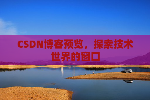 CSDN博客预览,探索技术世界的窗口